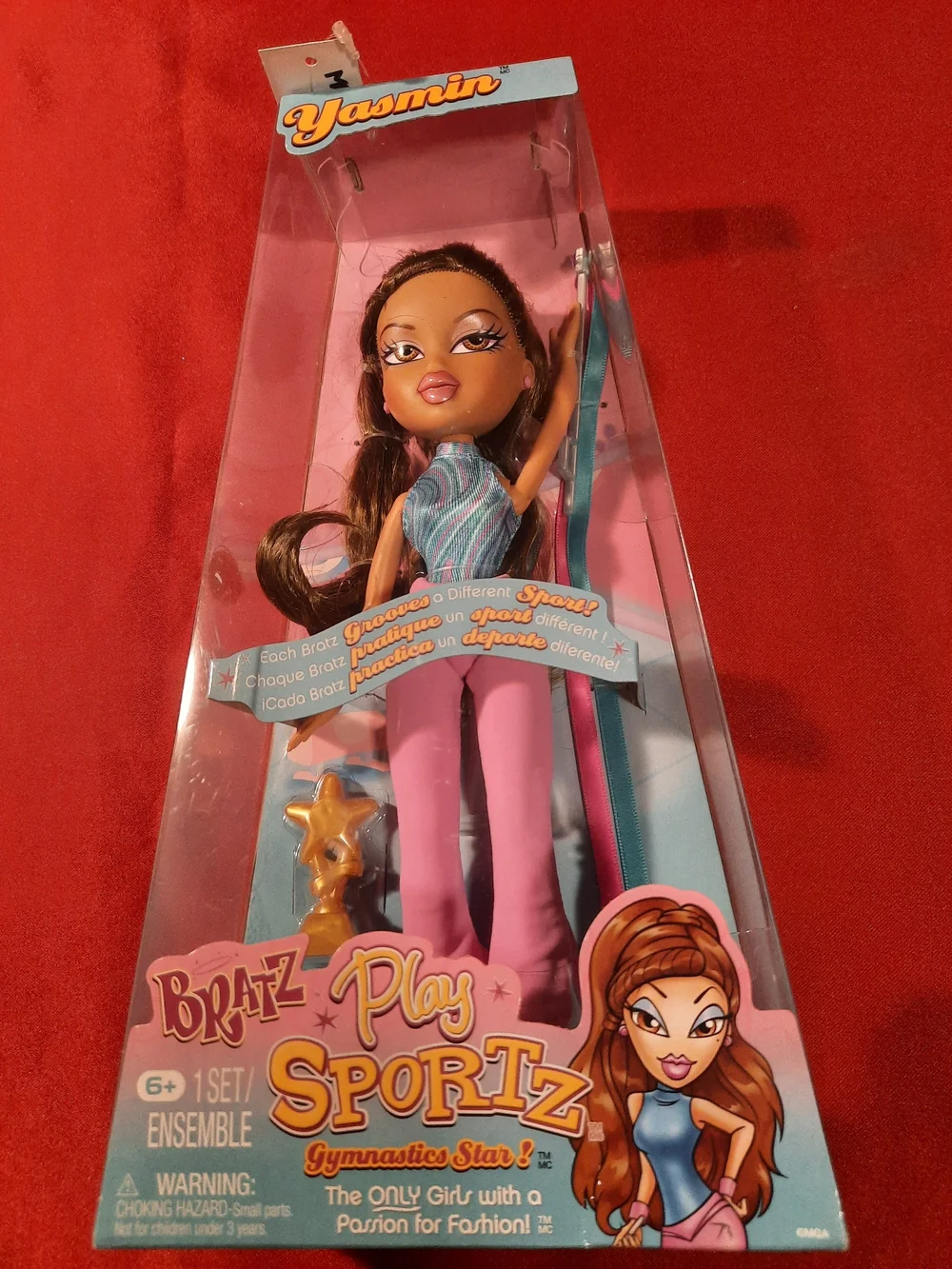 Yasmin Bratz Play Sportz Gymnastics Star Collectible Fashion Doll